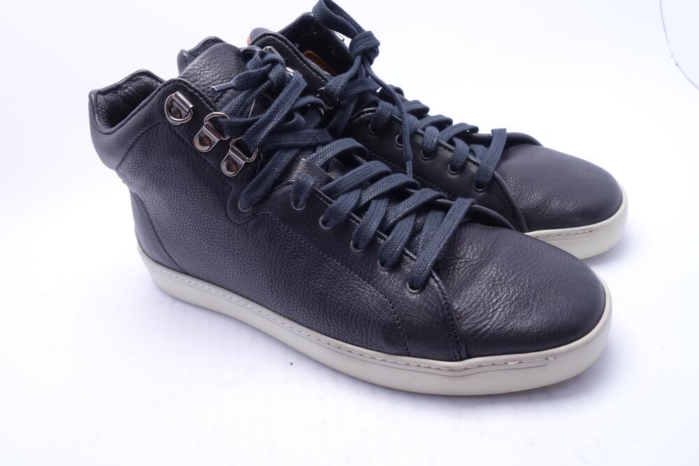 Rag & Bone Shoes Womens Size 10 Black Leather High Top Casual Sneakers Lined